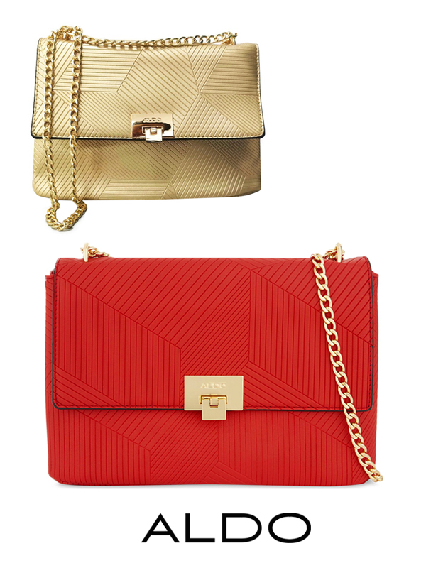 AL060*ORIGINAL ALDO CHAIN FLAP CROSSBODY BAG AL060*ORIGINAL ALDO CHAIN FLAP CROSSBODY BAG